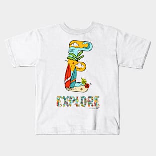 Explore The Summer Kids T-Shirt